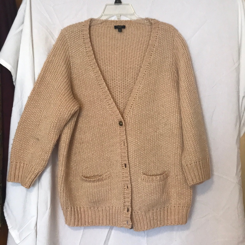Cream Talbots Wool Knit Sweater size 1X